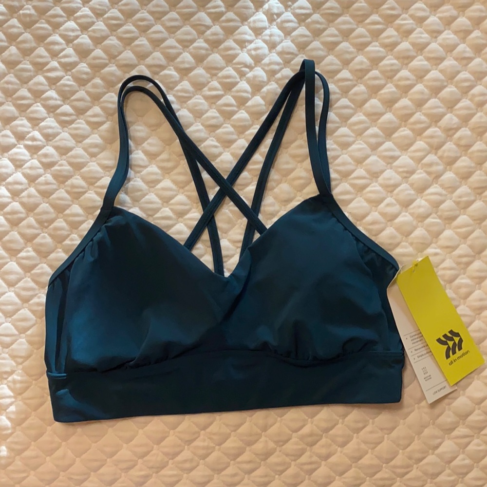All in Motion Bikini Athletic Top. bra pads